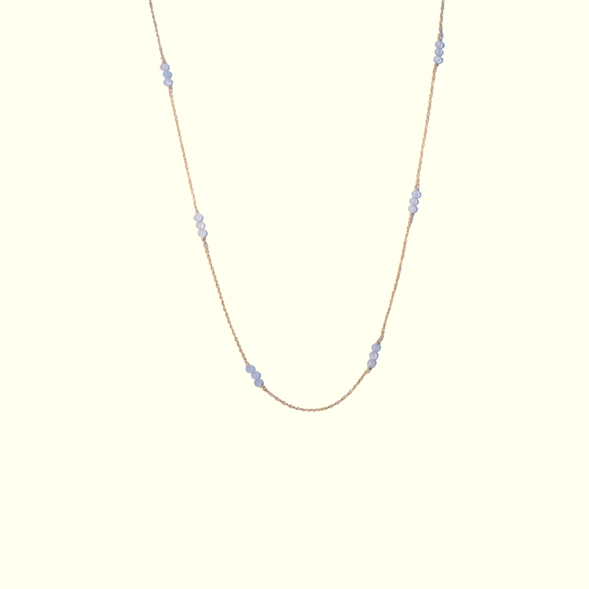 Collier Nine (Aigue-Marine)