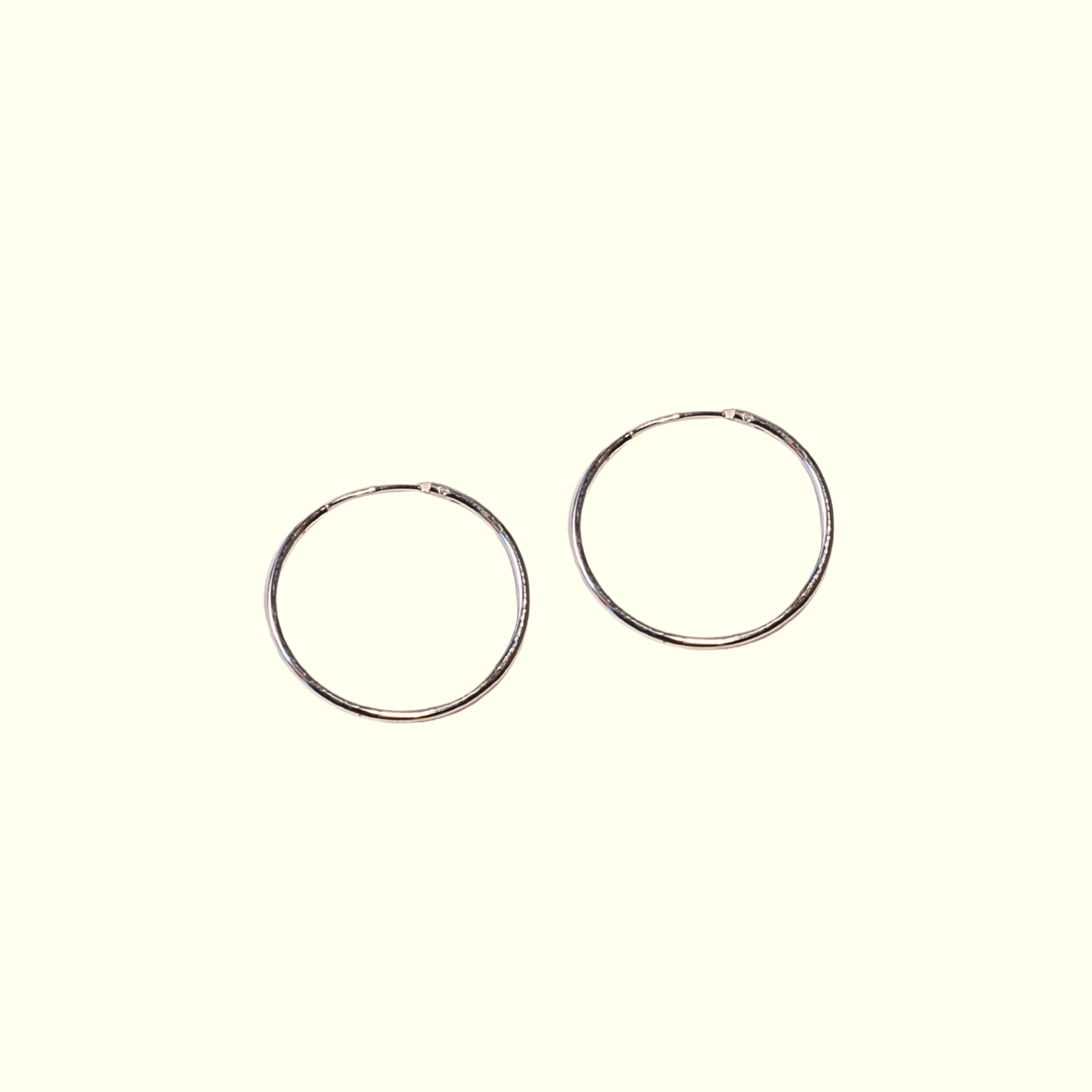 Créoles Absolu 25 mm (Argent)