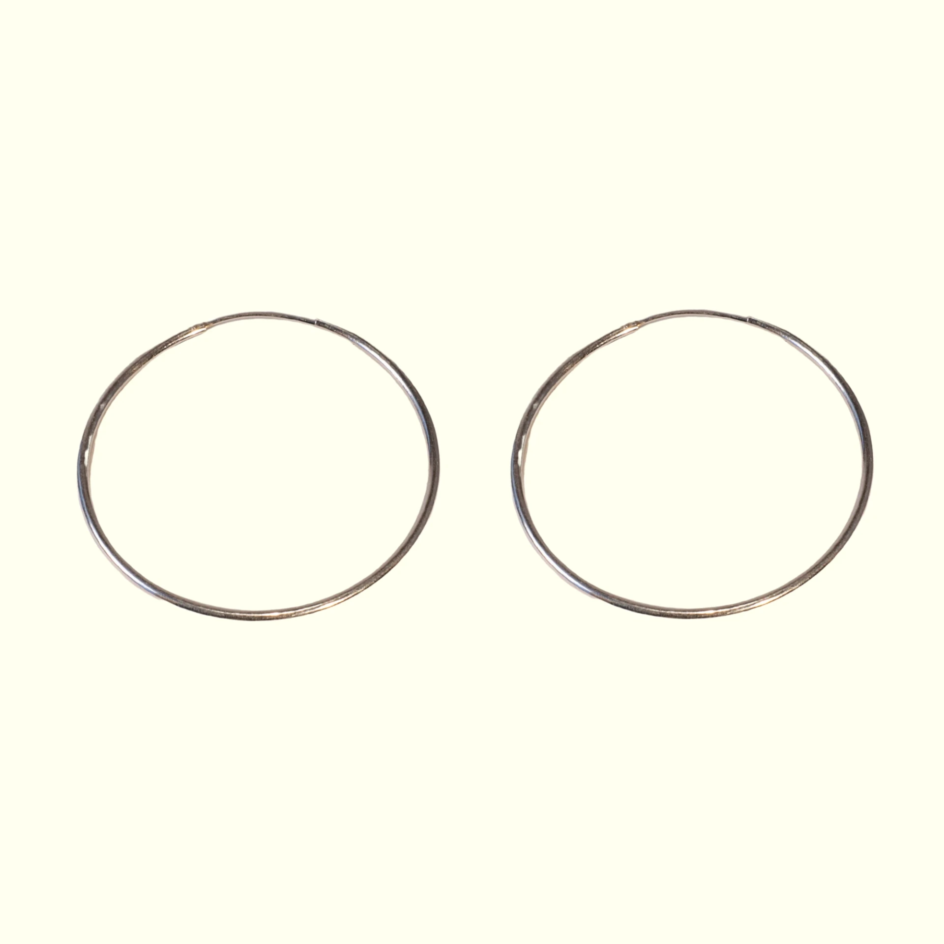 Créoles Absolu Wide 50 mm  (Argent)