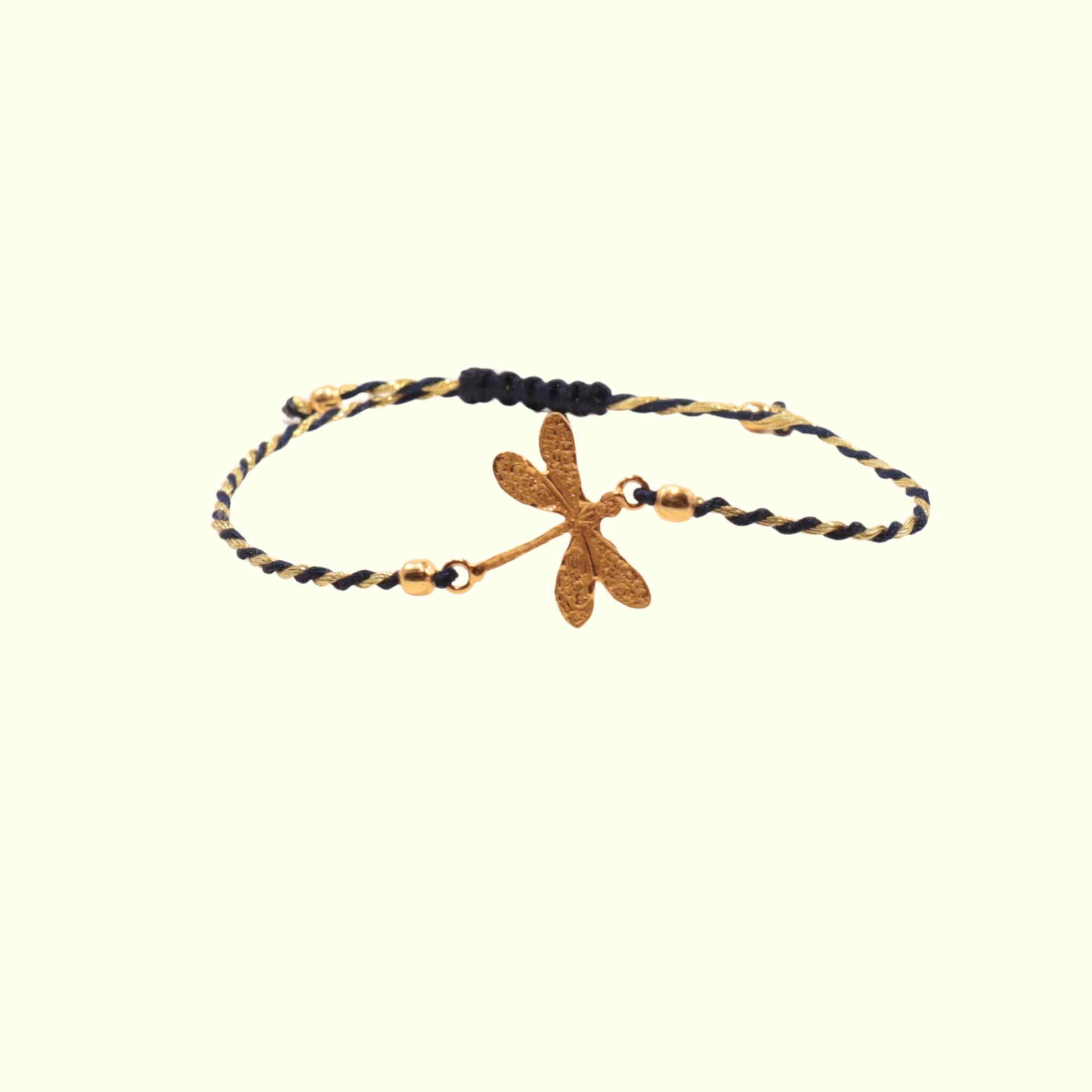 Bracelet Libellule (Bleu)