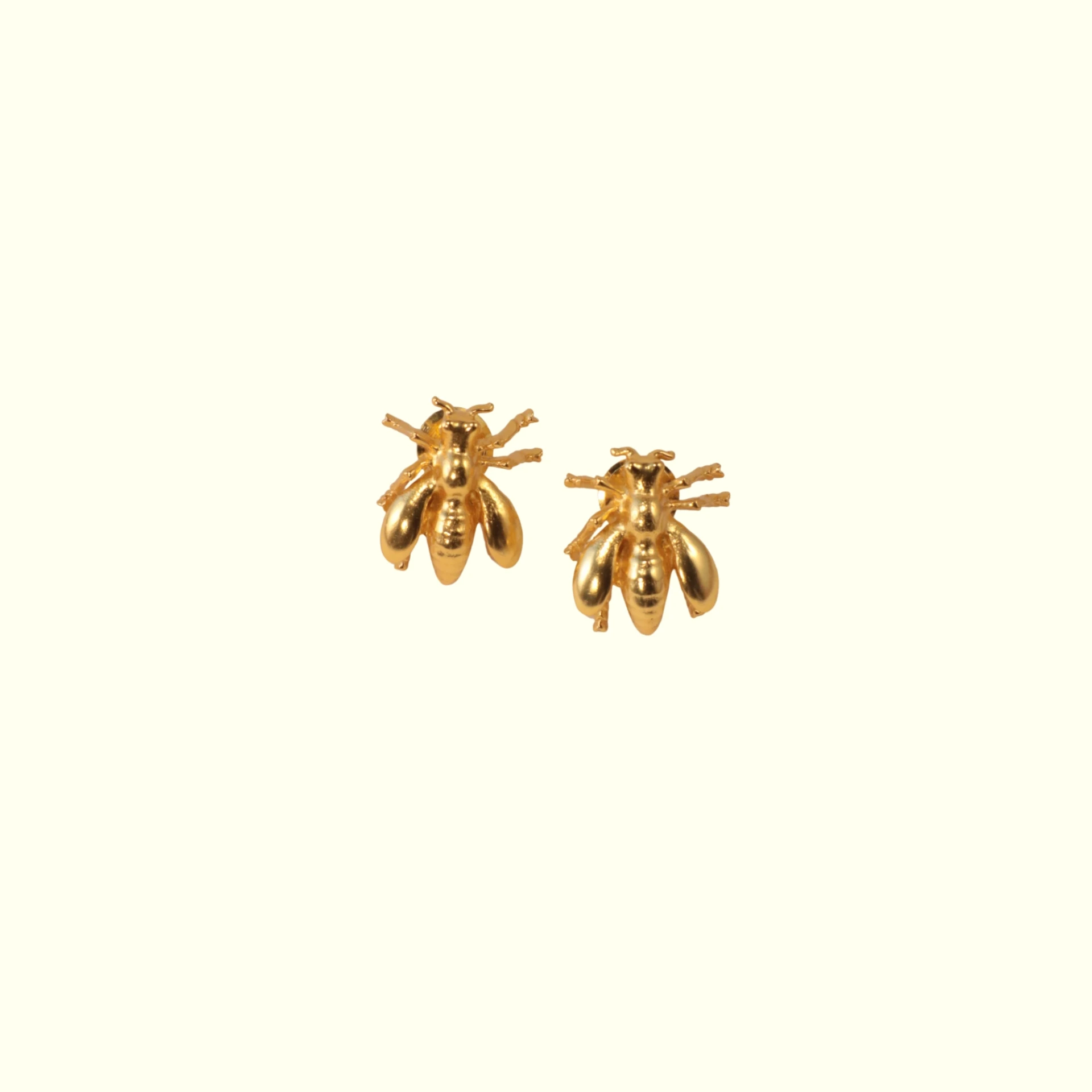 Boucles d'oreilles Abeille